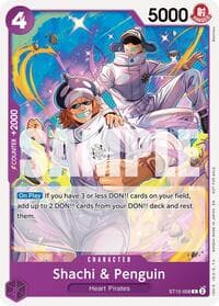 Shachi & Penguin (Tournament Pack 2025 Vol. 4) - One Piece Promotion Cards - One Piece Card Game card