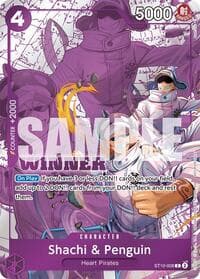 Shachi & Penguin (Winner Pack 2025 Vol. 4) - One Piece Promotion Cards - One Piece Card Game card