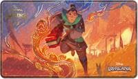 Disney Lorcana: Mulan - Charging Ahead Foil Playmat (Disney Lorcana Challenge) - Ravensburger Playmats - Playmats card