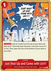 Just Shut Up and Come with Us!!!! (Reprint) - Premium Booster -The Best- Vol. 2 - One Piece Card Game card