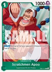 Scratchmen Apoo - EB01-015 (Reprint) - Premium Booster -The Best- Vol. 2 - One Piece Card Game card