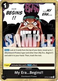 My Era...Begins!! (Reprint) - Premium Booster -The Best- Vol. 2 - One Piece Card Game card