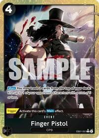 Finger Pistol (Alternate Art) - Premium Booster -The Best- Vol. 2 - One Piece Card Game card