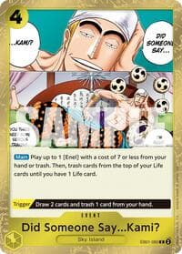 Did Someone Say...Kami? (Pirate Foil) - Premium Booster -The Best- Vol. 2 - One Piece Card Game card