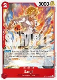 Sanji - ST21-003 (Reprint) - Premium Booster -The Best- Vol. 2 - One Piece Card Game card