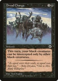Dread Charge - Portal - Magic: The Gathering card
