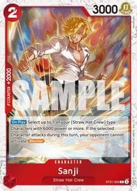 Sanji - ST21-003 (Pirate Foil) - Premium Booster -The Best- Vol. 2 - One Piece Card Game card