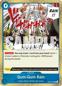 Gum-Gum Rain (Reprint) - Premium Booster -The Best- Vol. 2 - One Piece Card Game card