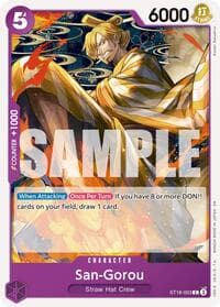 San-Gorou (Reprint) - Premium Booster -The Best- Vol. 2 - One Piece Card Game card