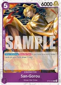 San-Gorou (Pirate Foil) - Premium Booster -The Best- Vol. 2 - One Piece Card Game card