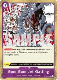 Gum-Gum Jet Gatling (Reprint) - Premium Booster -The Best- Vol. 2 - One Piece Card Game card