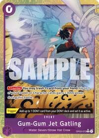Gum-Gum Jet Gatling (Alternate Art) - Premium Booster -The Best- Vol. 2 - One Piece Card Game card