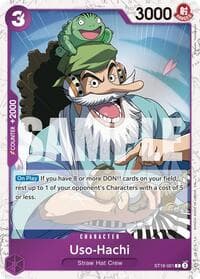 Uso-Hachi (Pirate Foil) - Premium Booster -The Best- Vol. 2 - One Piece Card Game card
