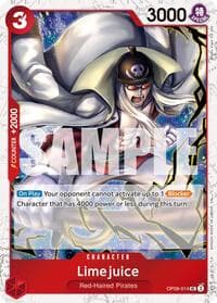 Limejuice (Pirate Foil) - Premium Booster -The Best- Vol. 2 - One Piece Card Game card