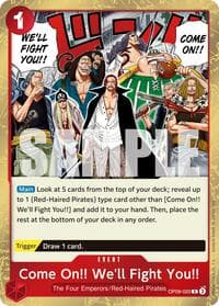 Come On!! We'll Fight You!! (Reprint) - Premium Booster -The Best- Vol. 2 - One Piece Card Game card