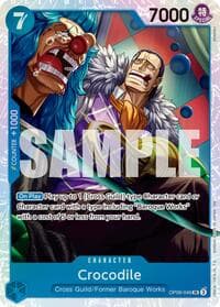 Crocodile - OP09-046 (Reprint) - Premium Booster -The Best- Vol. 2 - One Piece Card Game card