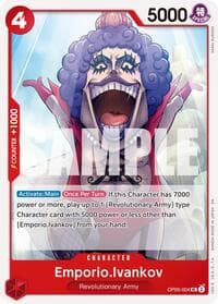 Emporio.Ivankov (Reprint) - Premium Booster -The Best- Vol. 2 - One Piece Card Game card