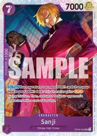 Sanji - OP09-065 (Reprint) - Premium Booster -The Best- Vol. 2 - One Piece Card Game card