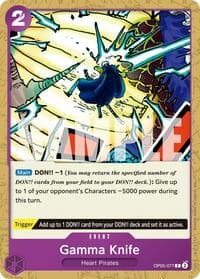 Gamma Knife (Reprint) - Premium Booster -The Best- Vol. 2 - One Piece Card Game card