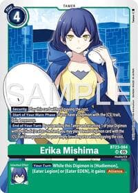 Erika Mishima - Hackers' Slumber - Digimon Card Game card