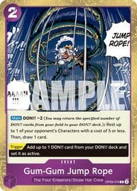 Gum-Gum Jump Rope (Pirate Foil) - Premium Booster -The Best- Vol. 2 - One Piece Card Game card