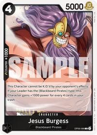 Jesus Burgess (Reprint) - Premium Booster -The Best- Vol. 2 - One Piece Card Game card
