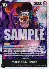 Marshall.D.Teach - OP09-093 (Reprint) - Premium Booster -The Best- Vol. 2 - One Piece Card Game card