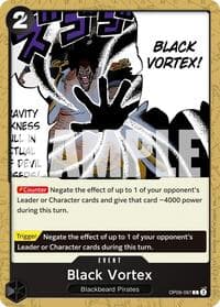 Black Vortex (Reprint) - Premium Booster -The Best- Vol. 2 - One Piece Card Game card