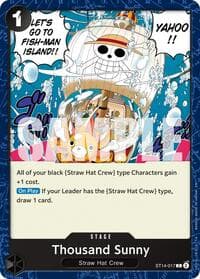 Thousand Sunny (Reprint) - Premium Booster -The Best- Vol. 2 - One Piece Card Game card
