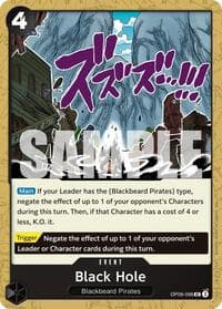 Black Hole (Reprint) - Premium Booster -The Best- Vol. 2 - One Piece Card Game card