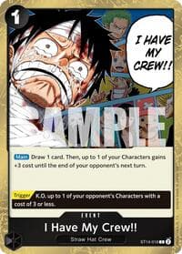 I Have My Crew!! (Pirate Foil) - Premium Booster -The Best- Vol. 2 - One Piece Card Game card