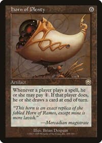 Horn of Plenty - Mercadian Masques - Magic: The Gathering card