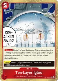 Ten-Layer Igloo (Pirate Foil) - Premium Booster -The Best- Vol. 2 - One Piece Card Game card