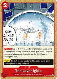 Ten-Layer Igloo (Reprint) - Premium Booster -The Best- Vol. 2 - One Piece Card Game card