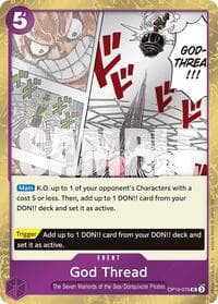 God Thread (Pirate Foil) - Premium Booster -The Best- Vol. 2 - One Piece Card Game card