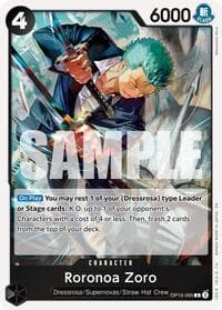 Roronoa Zoro - OP10-095 (Reprint) - Premium Booster -The Best- Vol. 2 - One Piece Card Game card