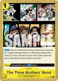The Three Brothers' Bond (Reprint) - Premium Booster -The Best- Vol. 2 - One Piece Card Game card