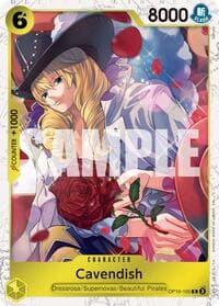 Cavendish - OP10-105 (Pirate Foil) - Premium Booster -The Best- Vol. 2 - One Piece Card Game card