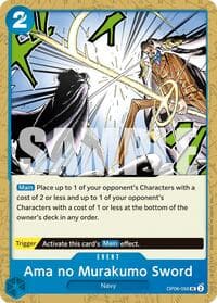 Ama no Murakumo Sword (Reprint) - Premium Booster -The Best- Vol. 2 - One Piece Card Game card