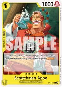 Scratchmen Apoo - OP10-108 (Reprint) - Premium Booster -The Best- Vol. 2 - One Piece Card Game card