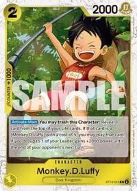 Monkey.D.Luffy - ST13-014 (Pirate Foil) - Premium Booster -The Best- Vol. 2 - One Piece Card Game card