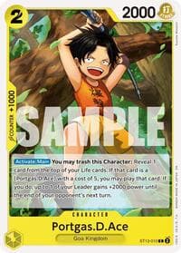 Portgas.D.Ace - ST13-010 (Reprint) - Premium Booster -The Best- Vol. 2 - One Piece Card Game card