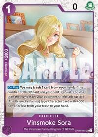 Vinsmoke Sora (Pirate Foil) - Premium Booster -The Best- Vol. 2 - One Piece Card Game card