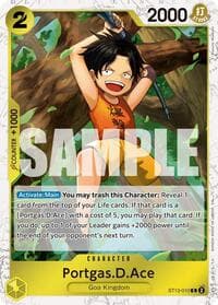 Portgas.D.Ace - ST13-010 (Pirate Foil) - Premium Booster -The Best- Vol. 2 - One Piece Card Game card