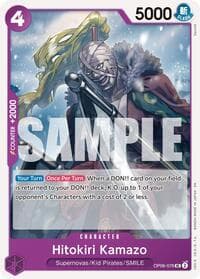 Hitokiri Kamazo (Reprint) - Premium Booster -The Best- Vol. 2 - One Piece Card Game card