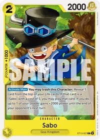 Sabo - ST13-007 (Reprint) - Premium Booster -The Best- Vol. 2 - One Piece Card Game card