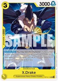 X.Drake (Reprint) - Premium Booster -The Best- Vol. 2 - One Piece Card Game card