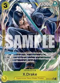 X.Drake (Alternate Art) - Premium Booster -The Best- Vol. 2 - One Piece Card Game card