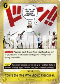 You're the One Who Should Disappear (Reprint) - Premium Booster -The Best- Vol. 2 - One Piece Card Game card