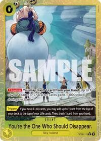 You're the One Who Should Disappear (Alternate Art) - Premium Booster -The Best- Vol. 2 - One Piece Card Game card